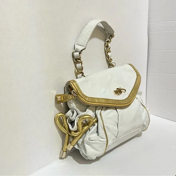 Betsey Johnson Vintage Y2K Cow Leather Bag - Picture 6 of 12